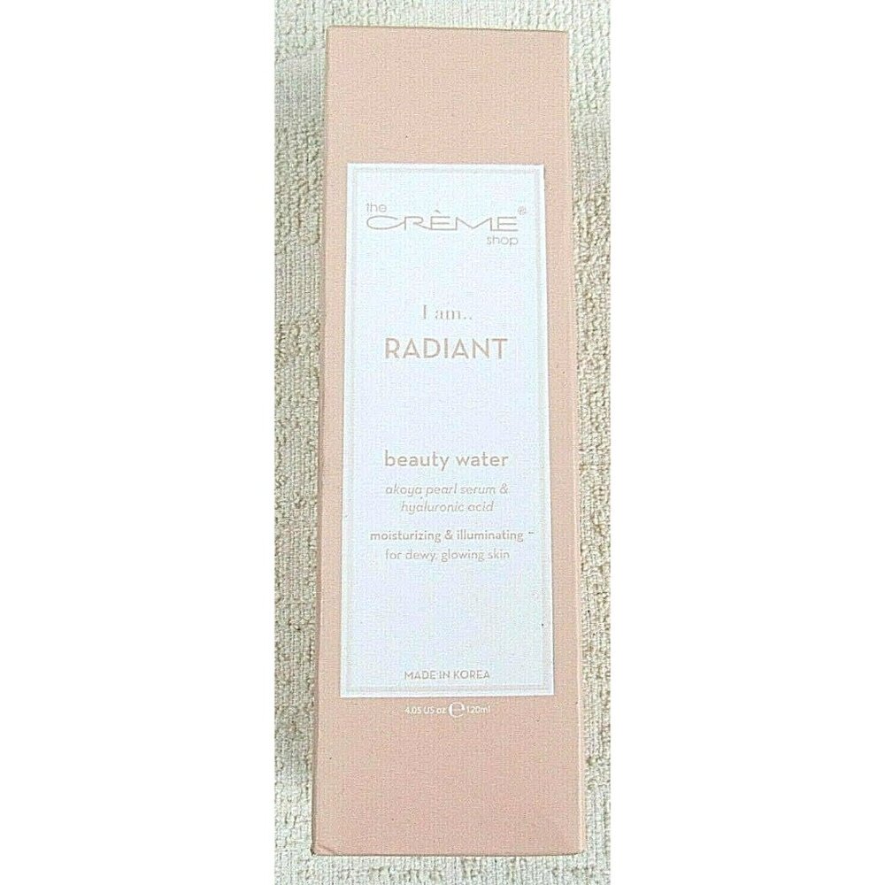 The Creme Shop I am Radiant Beauty Water 4.05 oz Face Mist Moisturizing Serum